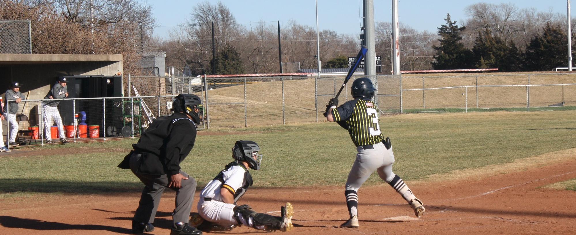 Lakers split against the Hesston Larks on Sunday evening