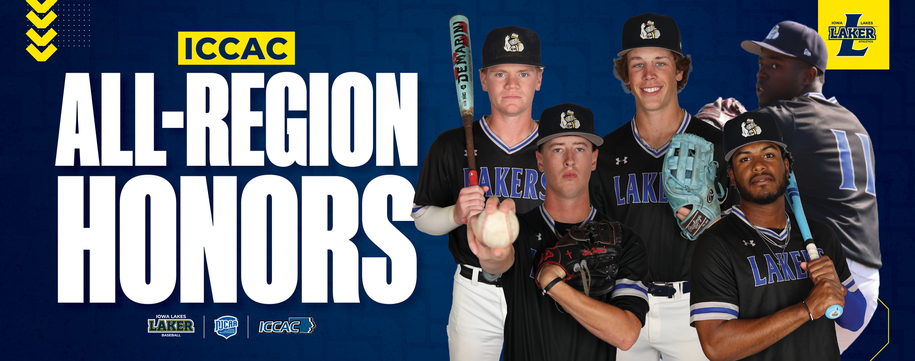 Five Lakers Earn ICCAC All-Region Honors