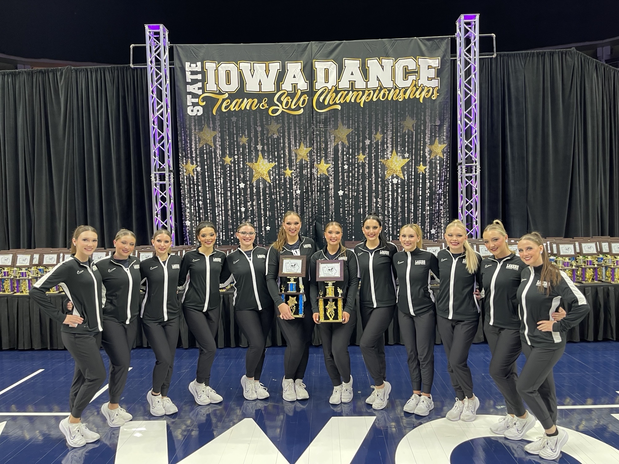 LAKER DANCE TEAM TAKES THIRD AT STATE COMPETITION