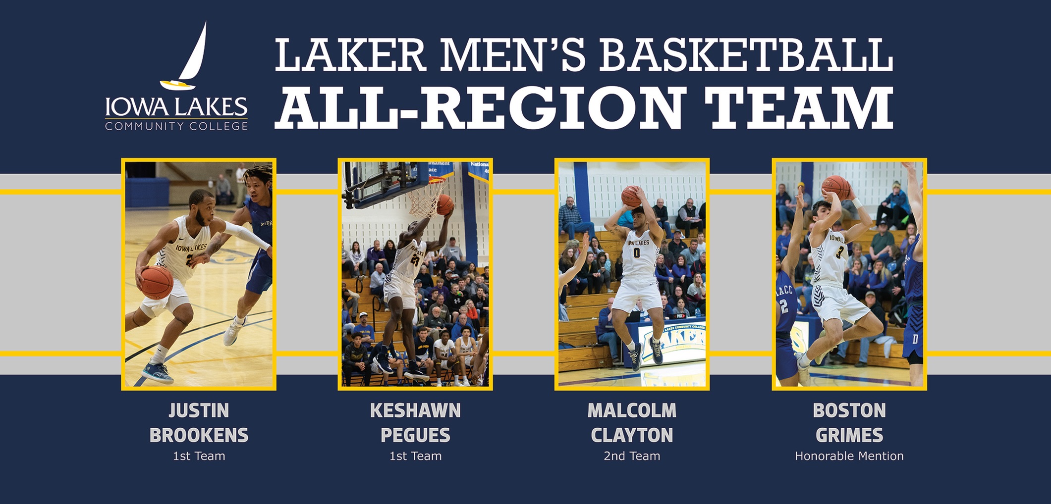 Four Lakers Earn All-Region