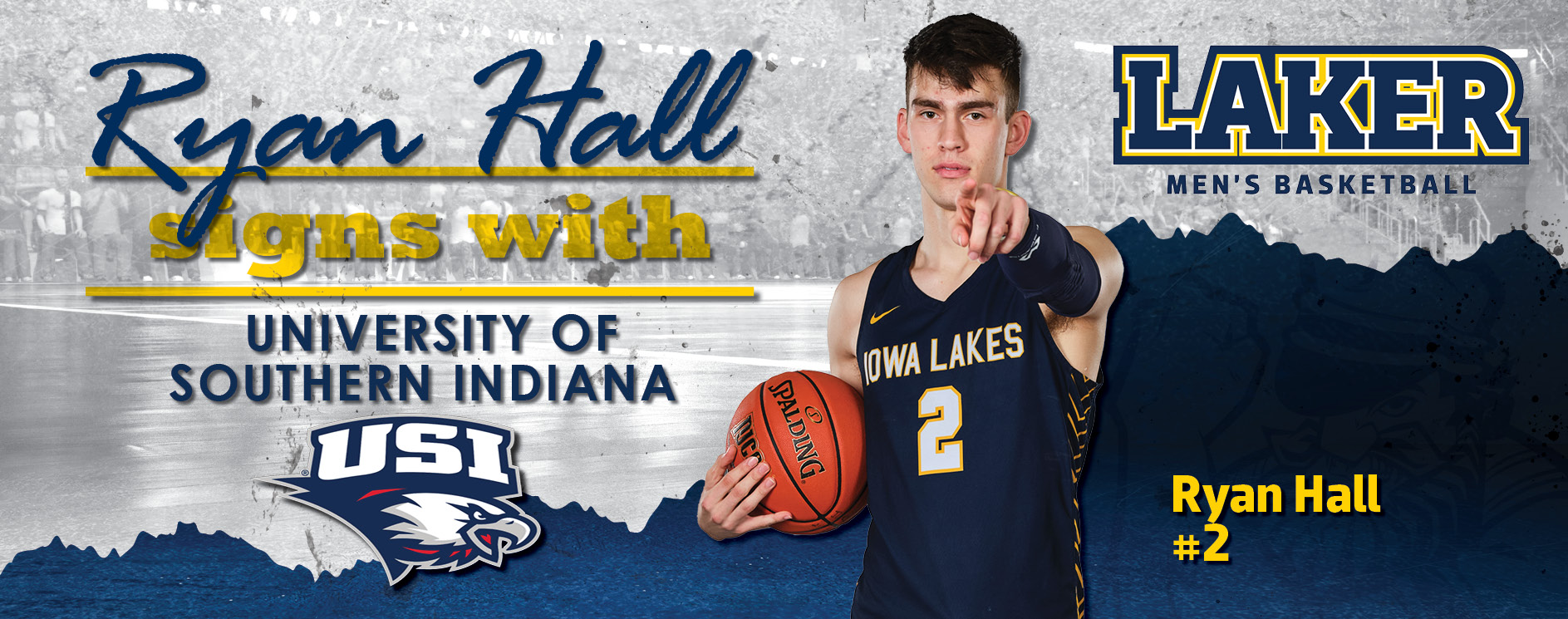 Ryan Hall signs with University of Southern Indiana