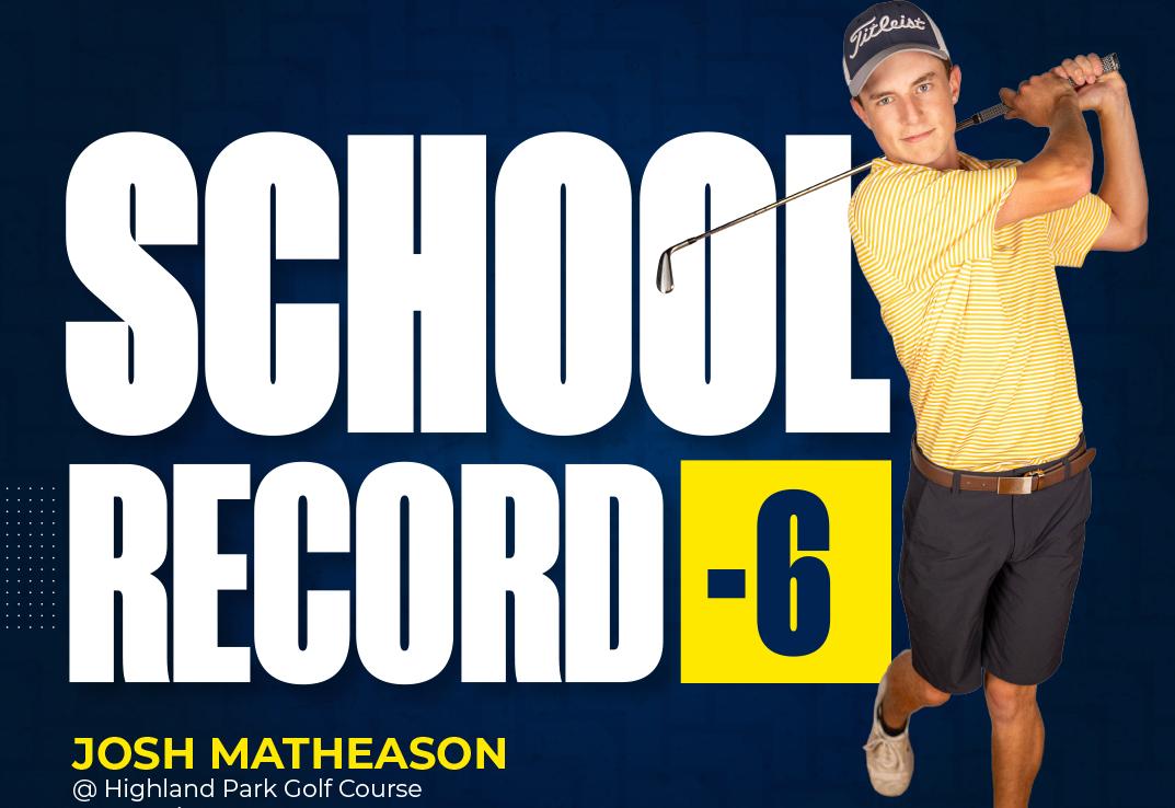 Matheason Ties 18-Hole School Record