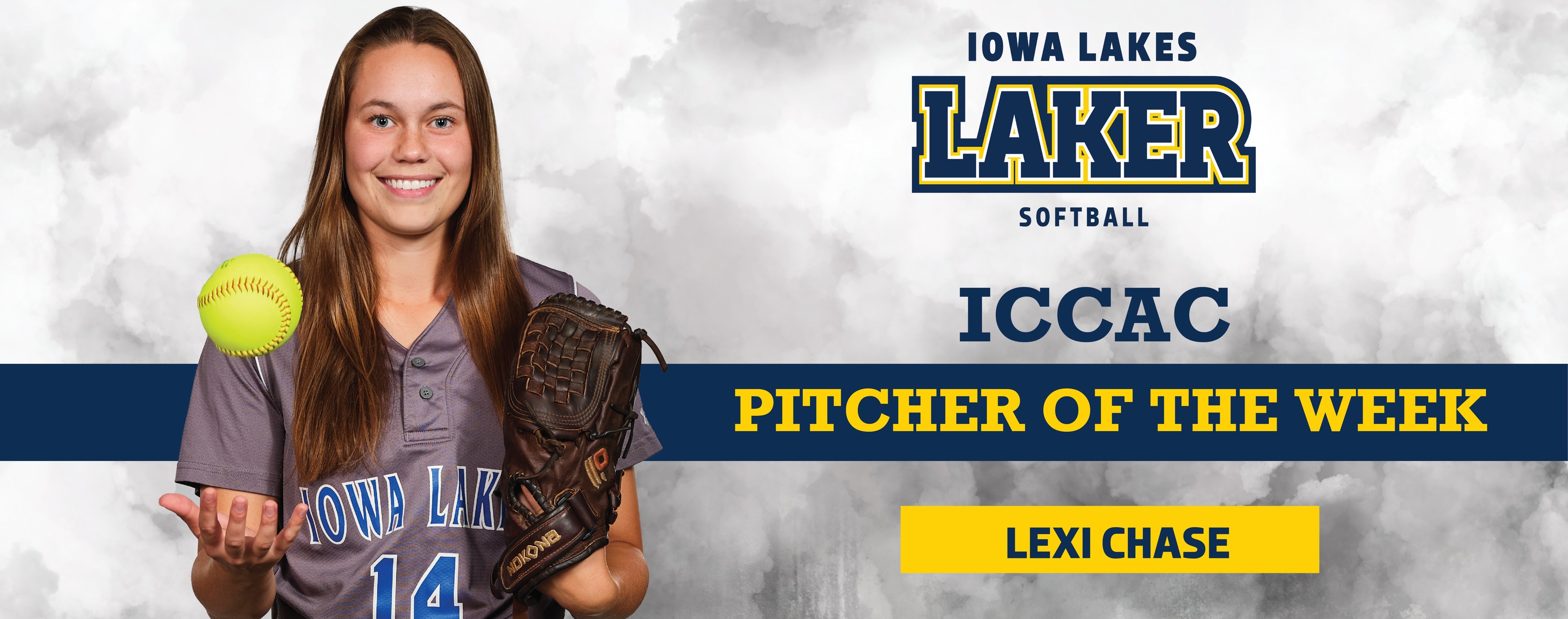 Chase Awarded Her Second ICCAC Pitcher of the Week Award