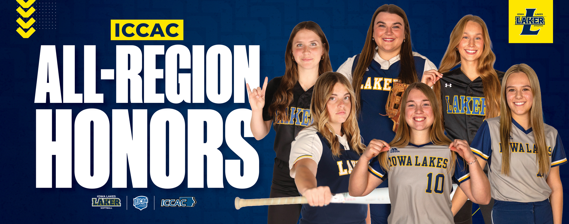 Six Iowa Lakes Softball Players Selected to All-Region Teams