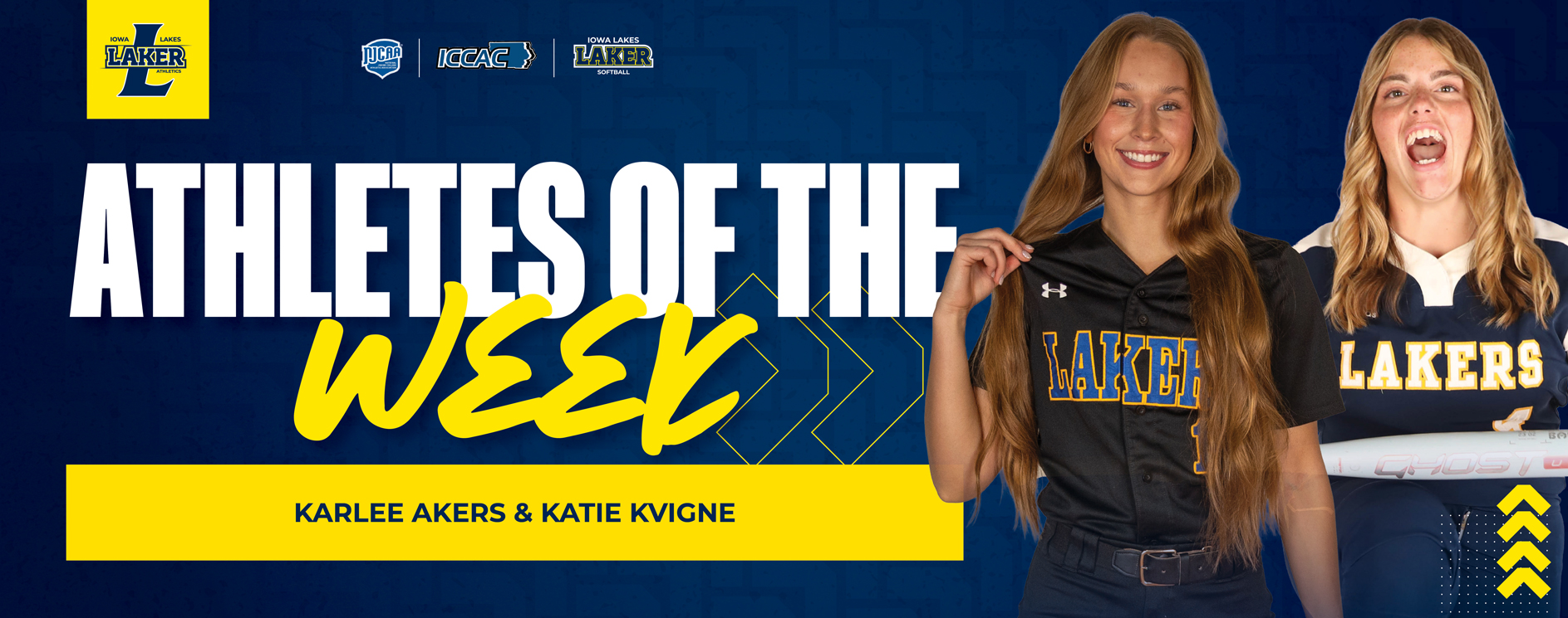 Akers and Kvigne Awarded Weekly Honors