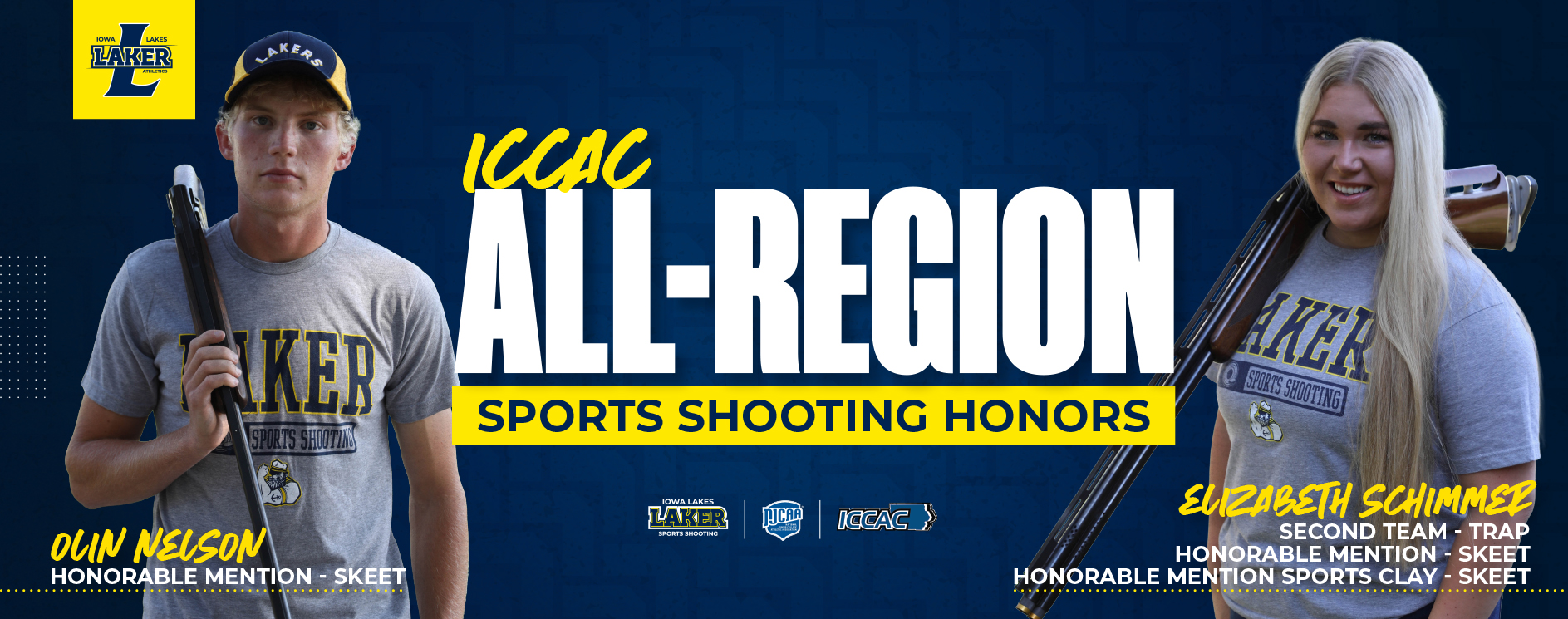 Schimmer and Nelson Earn ICCAC All-Region Honors