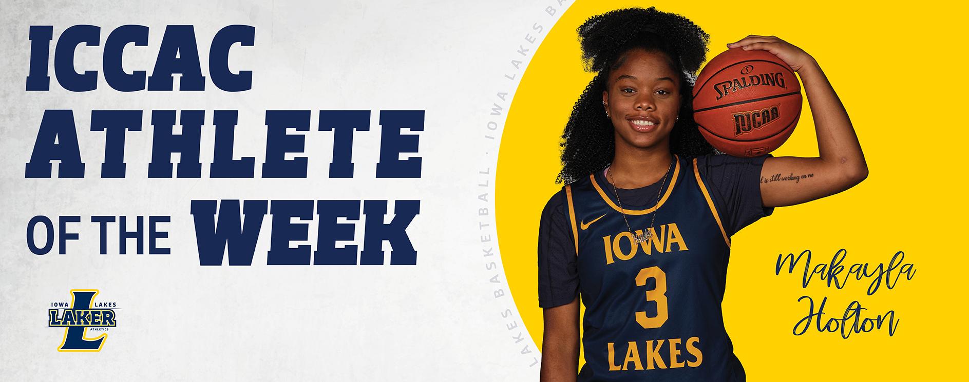 Holton Named ICCAC Athlete of the Week