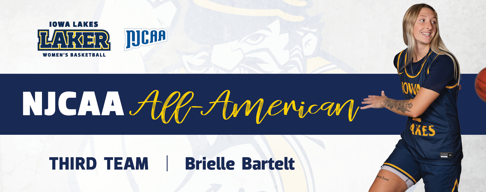 Iowa Lakes Bartelt Named an NJCAA All-American