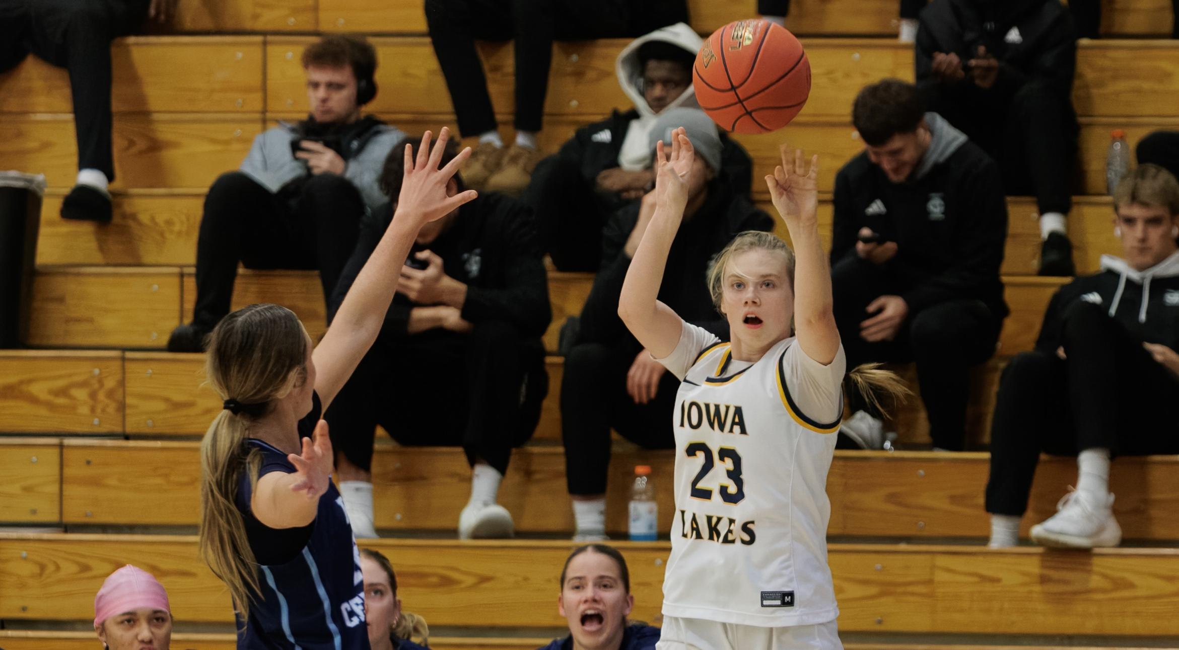 Balanced Scoring Attack Helps Lakers Beat Tritons
