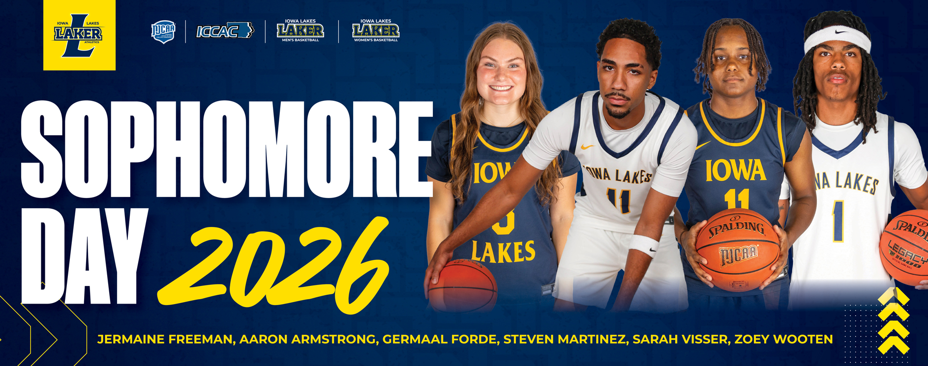 Iowa Lakes Men's & Women's Basketball Honors Sophomores