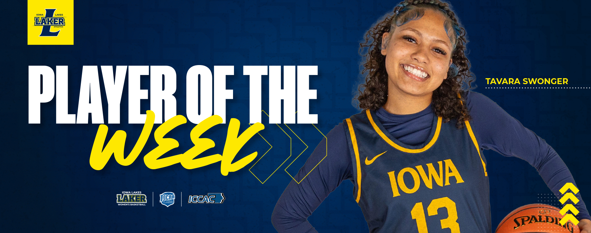 IOWA LAKES BASKETBALL TAVARA SWONGER NAMED ICCAC ATHLETE OF THE WEEK