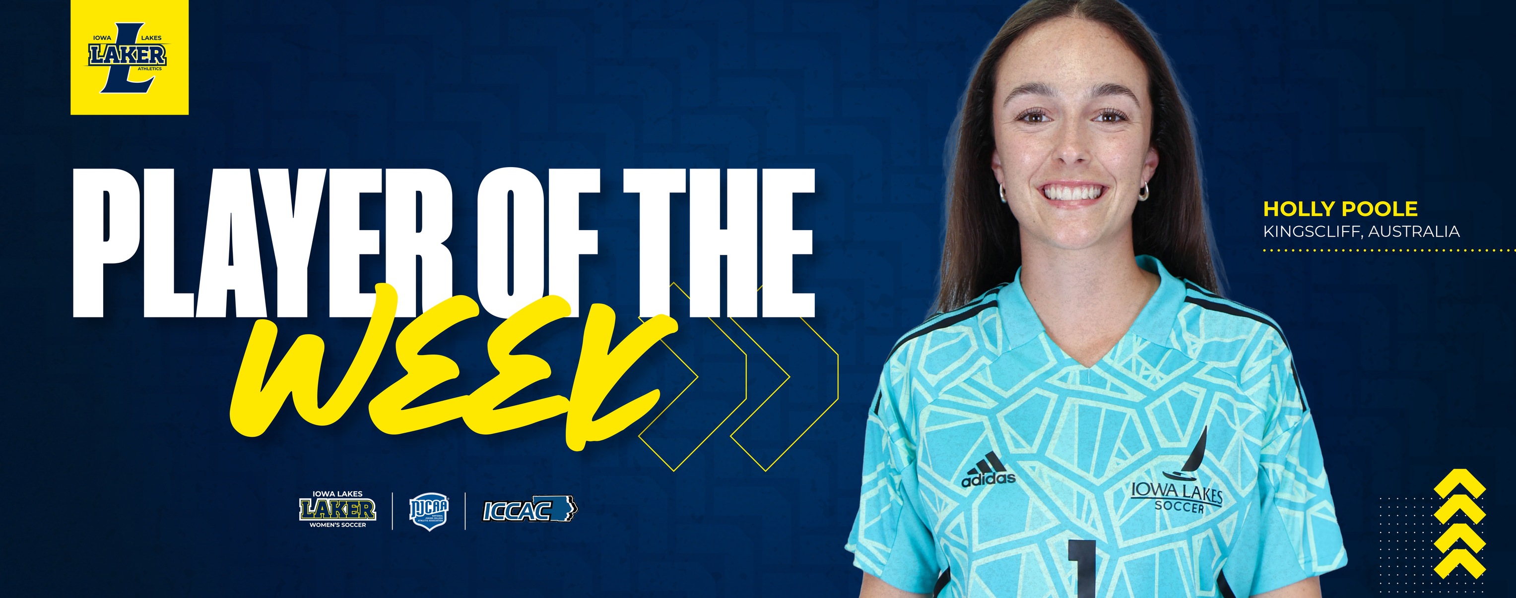 Holly Poole earns Back-to-Back ICCAC Athlete of the Week Honors