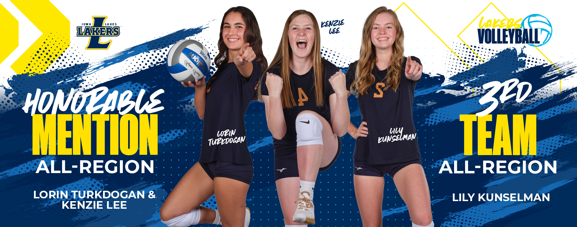 Three Lakers Grab All Region Awards